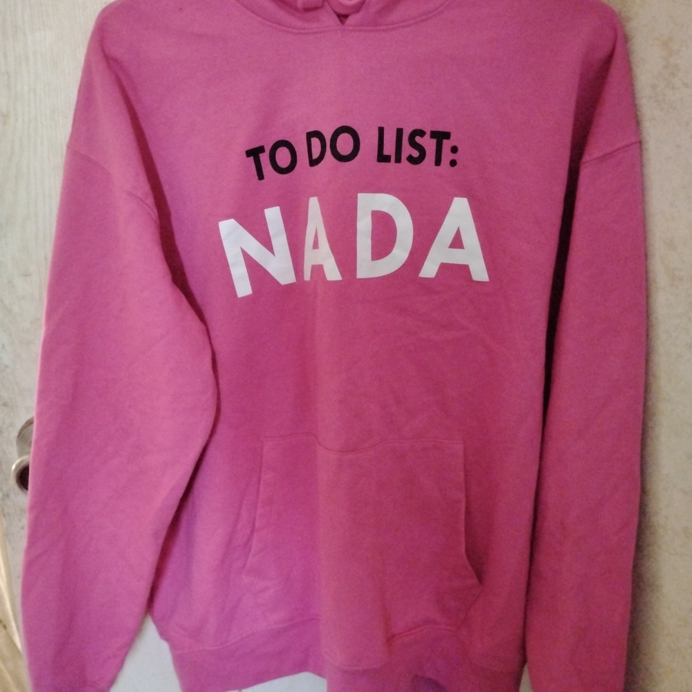 Wound Up Pink Hoodie - To Do List: Nada